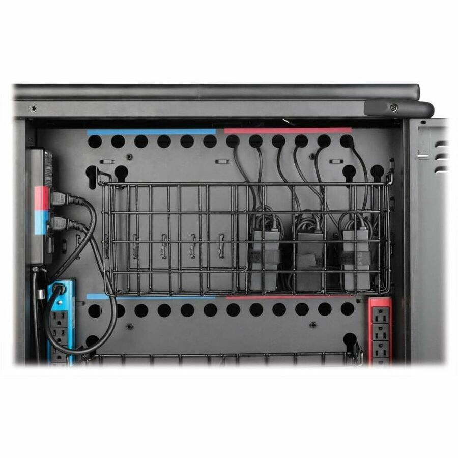 Eaton Tripp Lite Series 36-Device AC Mobile Charging Cart - Laptops and Chromebooks, 120V, NEMA 5-15P, 10 ft. (3.1 m) Cord, Black Eaton Tripp Lite Series 36-Device AC Mobile Charging Cart - Laptops and Chromebooks, 120V, NEMA 5-15P, 10 ft. (3.1 m) Cord, Black